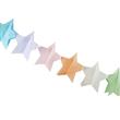 Guirnalda de papel estrellas pastel 3m