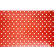 Individuales rojos lunares blancos 12u