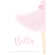 Invitación Bailarina Tutú. Pers