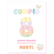 Invitación Pop It Pers