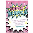 Invitación Super chica Mod 2. Pers