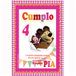 Invitación Masha y el Oso Pers