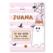 Invitación Halloween Boo Pink Pers