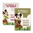 Invitación Mickey Safari Pers