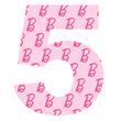 Letra o Nro. para decorar Barbie