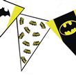 Banderín triangulos Batman