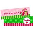 Carpitas cierra bolsa Frutillita Modelo 1 8u