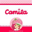 Stickers cuad. Frutillita Modelo 1 16u Pers