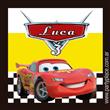 Stickers cuad. Cars 16u Pers