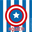 Stickers cuad. Capitán América 16u Pers