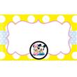 Identificador Minnie y Mickey Bebé 12u
