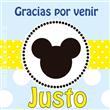 Stickers cuad. Mickey Bebé 16u Pers