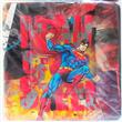 Platos Superman cuadrados 8u