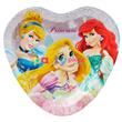 Platos Princesas corazón 8u