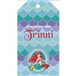 Tarjetas largas con cinta Sirenita 24u Pers