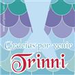 Stickers cuad. Sirenita 16u Pers