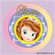 Tarjetitas Princesita Sofía 20u Pers