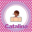 Tarjetitas Doctora Juguetes 20u Pers