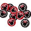 Confetti Minnie roja 24u