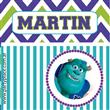Tarjetitas Monsters University 20u Pers