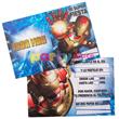 Invitaciones Iron Man 10u
