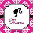 Stickers cuad. Barbie Glamour 16u Per