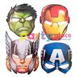 Careta de cartón Avengers 7u