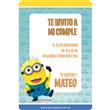 Invitación Minions Pers