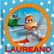 Stickers cuad. Aviones 16u