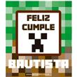 Carpita cartel MINECRAFT 2u Pers