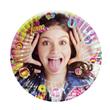 Platos Soy Luna grandes 10u