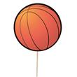 Pinche para torta Pelota de basquet rev.