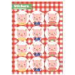 Stickers plancha Los tres chanchitos 12s 1u