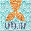 Stickers cuad. Gold Sirena 16u Pers