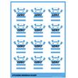 Stickers planchas Remera RUGBY 24u