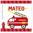 Stickers cuad. Bomberos 16u Pers