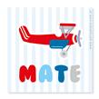 Stickers cuad. Avioneta 16u Pers