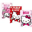 Stickers rect. gdes. Hello Kitty /Melody 16u Pers