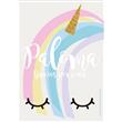 Stickers rect. gdes. Unicornio 16u Pers