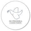 Stickers plancha paloma Primera Comunión 12s
