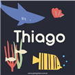 Stickers cuad. Fondo del mar 16u Pers
