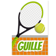 Stickers grandes Tenis Mod1 16u. Pers.