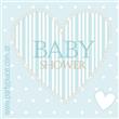 Stickers cuad. Baby Blue Horse (BS) 12u