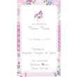 Estampita Bautismo/Comunión Romantic 12u