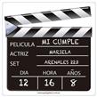 Invitación pizarra cine Pers