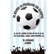 Invitación Fútbol Argentina. Pers