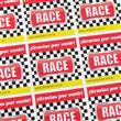 Stickers cuad. Fórmula Uno 12u