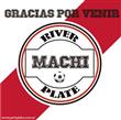 Stickers cuad. River 20u Pers