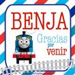 Tarjetitas Tren Thomas 20u Pers