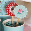 Toppers flor Shabby Chic 12u